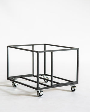 Premium Quality Hand-welded Mobile Vinyl Record Crate "Windows". - Atelier Article