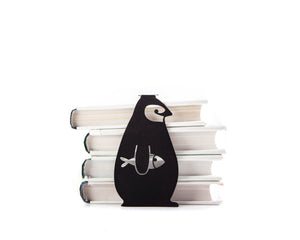 Royal Penguin Novelty Bookmark - Small Bookish Gift for Bestie, Bookworms, and Book Club Party Favors - Atelier Article