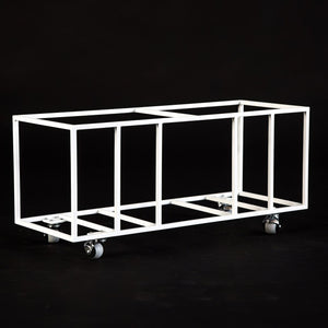 Premium Quality Wide Vinyl Record Crate "Twins" on Wheels - Atelier Article