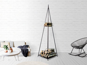 Pyramid Log Holder - Atelier Article