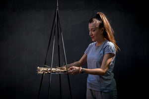 Pyramid Log Holder - Atelier Article