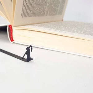 Grim Reaper Scary Bookmark - Dark and Mysterious Design for Horror Lovers and Avid Readers - Atelier Article