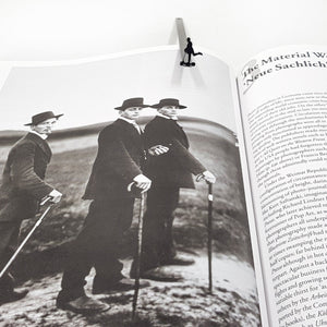 Skater Gentleman Metal Bookmark – Minimalist Silhouette for Modern Readers - Atelier Article