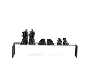 Skinny Black Metal Shoe Rack - Atelier Article