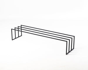 Skinny Black Metal Shoe Rack - Atelier Article