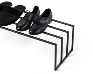 Skinny Black Metal Shoe Rack - Atelier Article