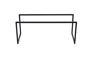 Skinny Black Metal Shoe Rack - Hand Welded Shoe Storage for Stylish Home - Atelier Article