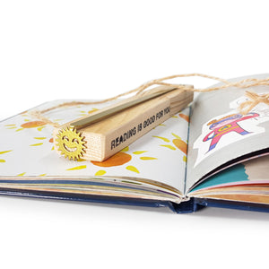 Smiling Sun Metal Bookmark – A Little Sunshine Between the Pages - Atelier Article