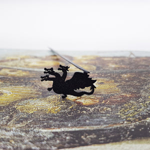 Three-Headed Dragon Bookmark - A Fierce and Unique Addition to Your Book Collection - Atelier Article