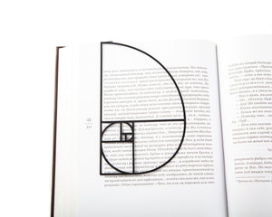 Golden Ratio Unique Novelty Bookmark - Perfect for Design Enthusiasts and Avid Readers - Atelier Article