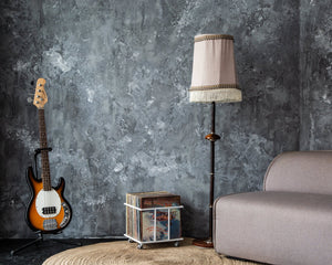 Compact White Metal Vinyl Record Crate "II" on Wheels - Atelier Article