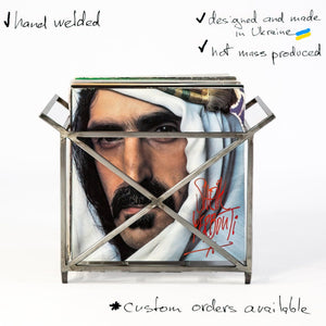 Premium Quality Hand-welded Vinyl Record Crate With Handles. - Atelier Article