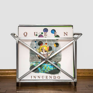 Premium Quality Hand-welded Vinyl Record Crate With Handles. - Atelier Article