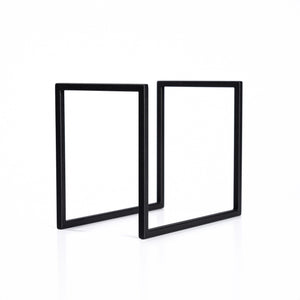 Black Metal Vinyl Record Desktop Stand. - Atelier Article