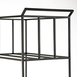 Premium Quality Hand-welded, Vinyl Record Storage, Double Deck LP Record Cart - Atelier Article