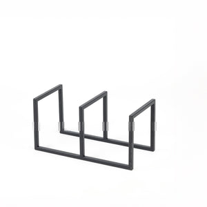 Premium Quality Hand-Welded Vinyl Record Triple Desktop Rack. - Atelier Article