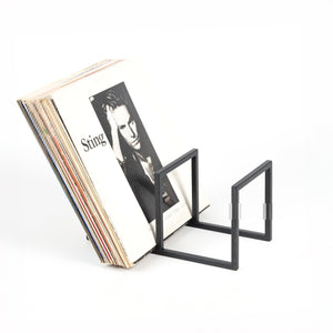 Premium Quality Hand-Welded Vinyl Record Triple Desktop Rack. - Atelier Article