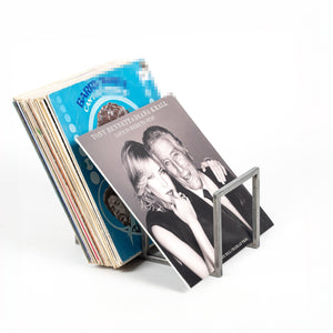 Premium Quality Hand-Welded Vinyl Record Triple Desktop Rack. - Atelier Article