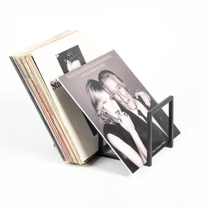 Premium Quality Hand-Welded Vinyl Record Triple Desktop Rack. - Atelier Article