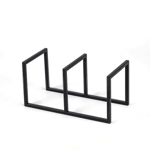 Premium Quality Hand-Welded Vinyl Record Triple Desktop Rack. - Atelier Article