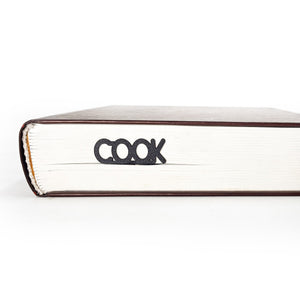 Whisk Shaped Metal Bookmark – Fun Black Steel Book Marker for Cooks, Bakers & Foodies - Atelier Article