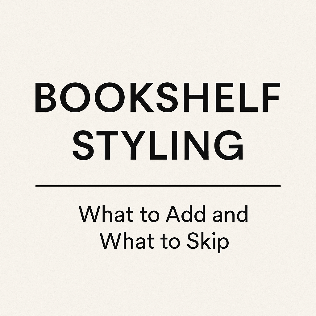 Bookshelf Styling: What to Add and What to Skip - Atelier Article