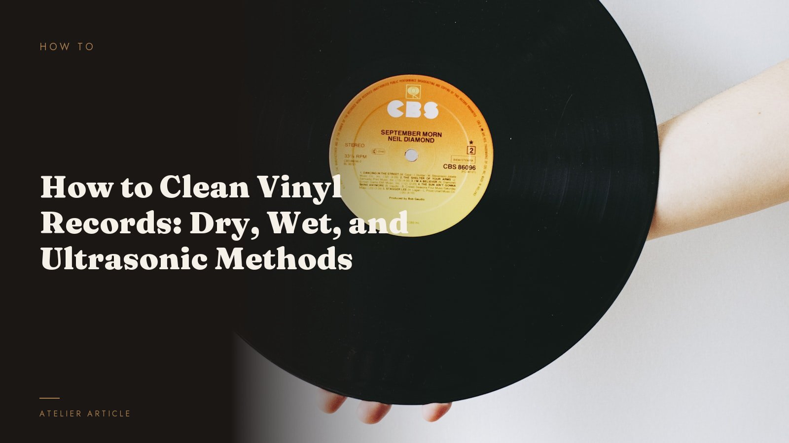 How to Clean Vinyl Records — Atelier Article