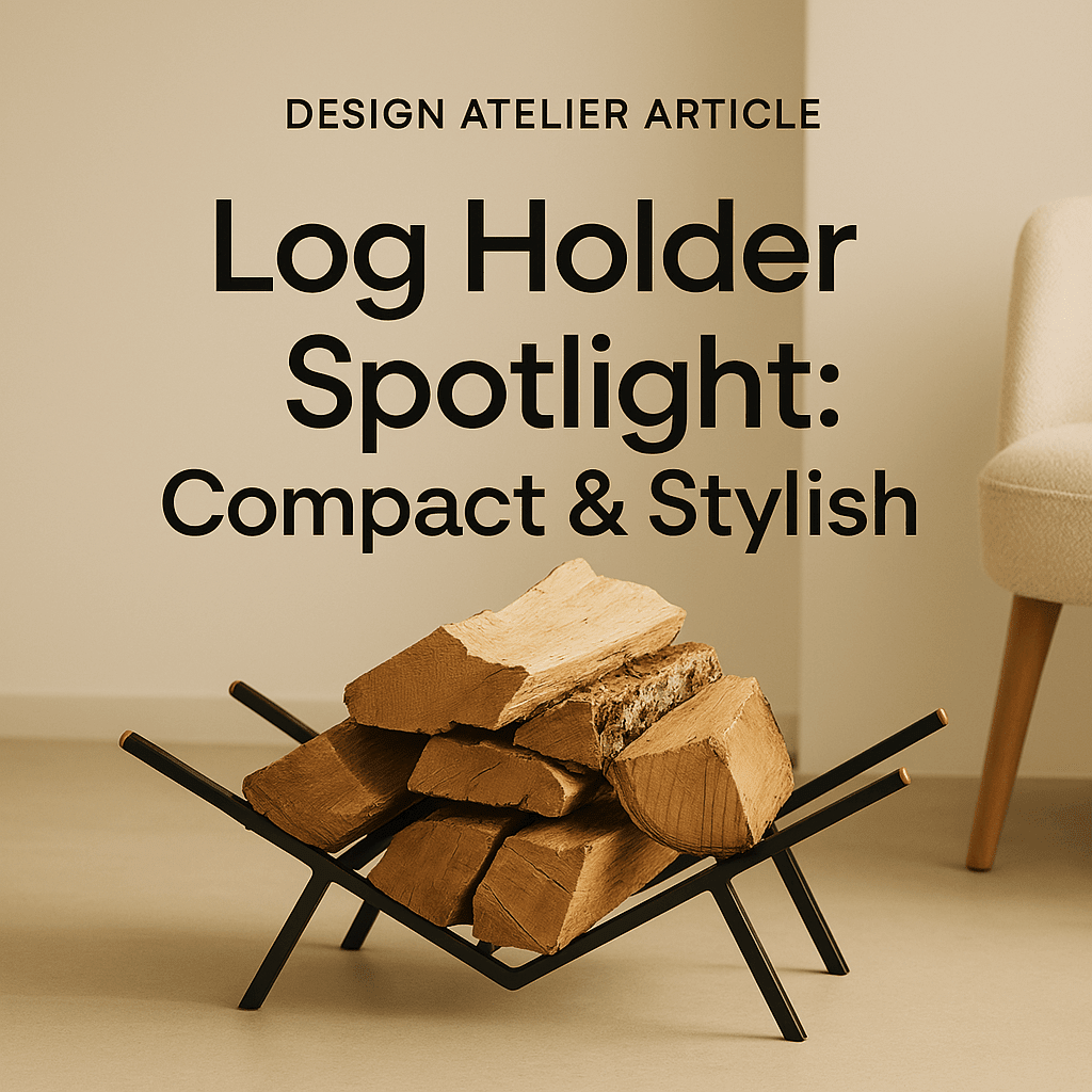 Log Holder Spotlight: Compact & Stylish - Atelier Article