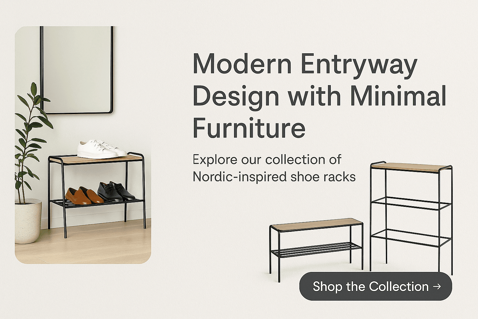 Modern Entryway Design Using Minimal Furniture - Atelier Article