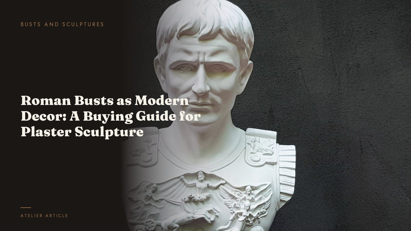 Roman Busts as Modern Decor: A Buying Guide for Plaster Sculpture — Julius Caesar Bust – Plaster Roman Emperor Sculpture