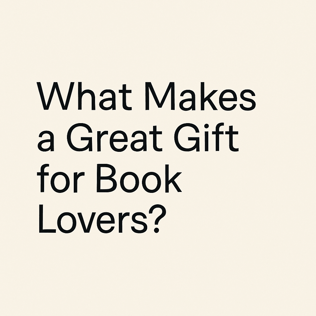 What Makes a Great Gift for Book Lovers? - Atelier Article
