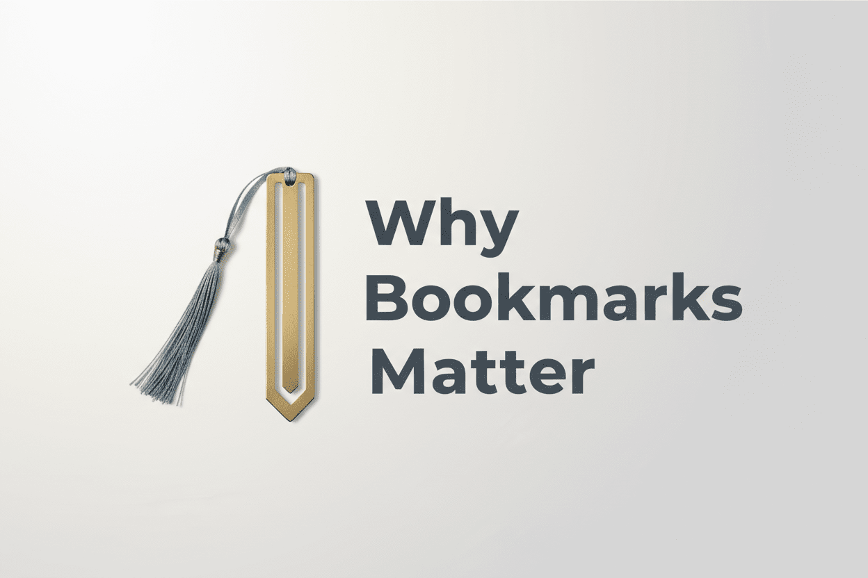 Banner Why bookmarks matter