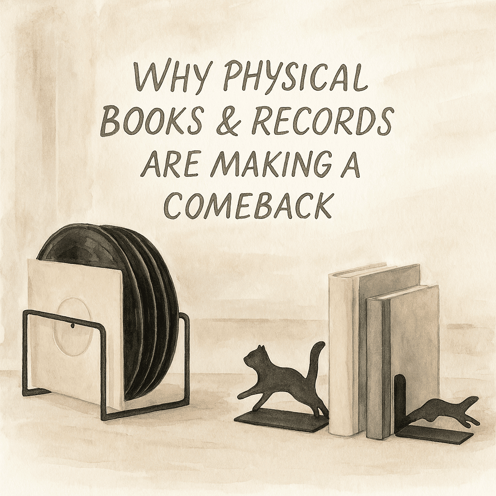 Why Physical Books &amp; Records Are Making a Comeback - Atelier Article
