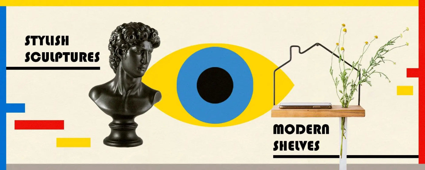 Stylish sculptures and modern shelves – handmade home decor by Atelier Article