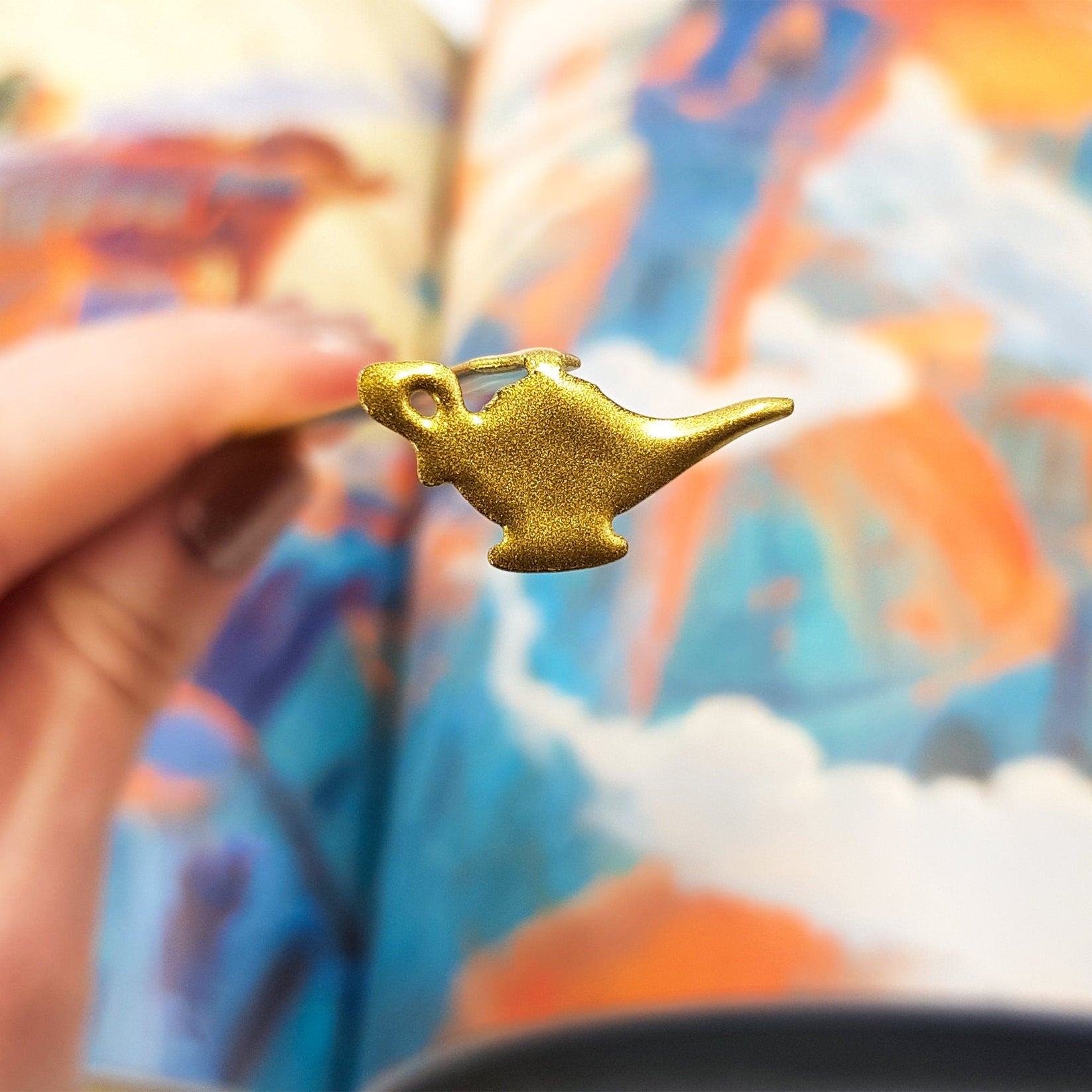Bookmark "Arabian Nights - Aladdin's Lamp". - Atelier Article
