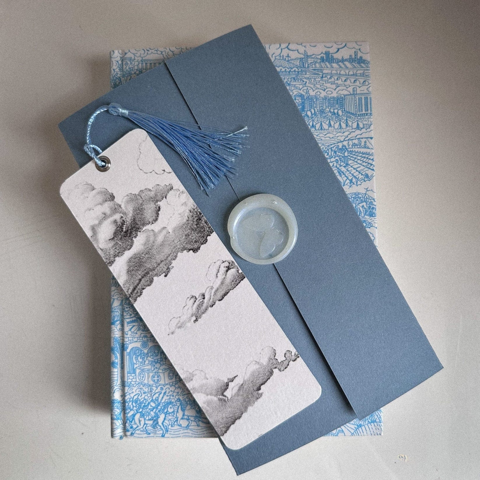 Dreamer metal bookmark against a coloured backdrop