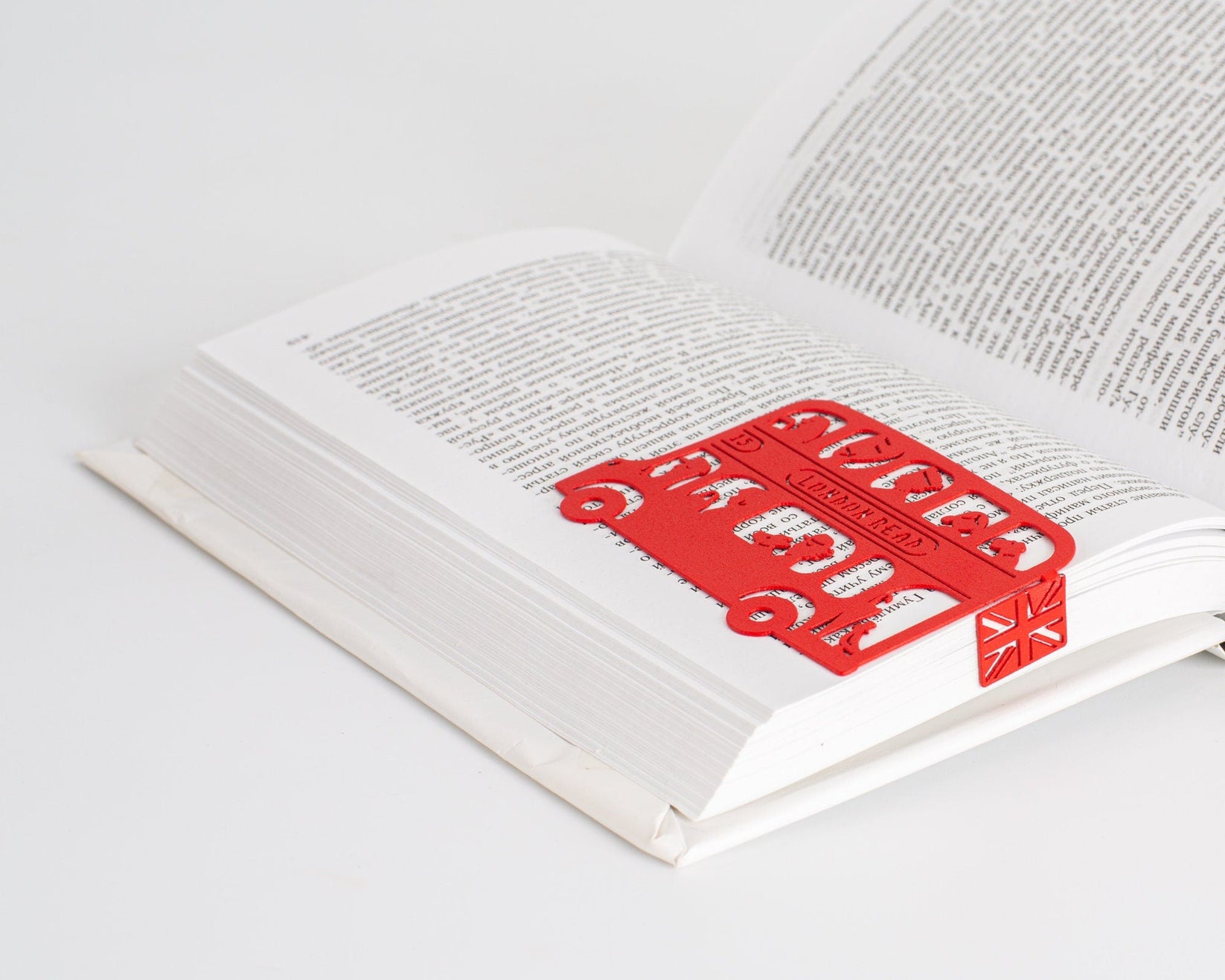 English Bus Bookmark - Small Bookish Gift for Avid Readers, Anglophiles, and English Party Favors - Atelier Article