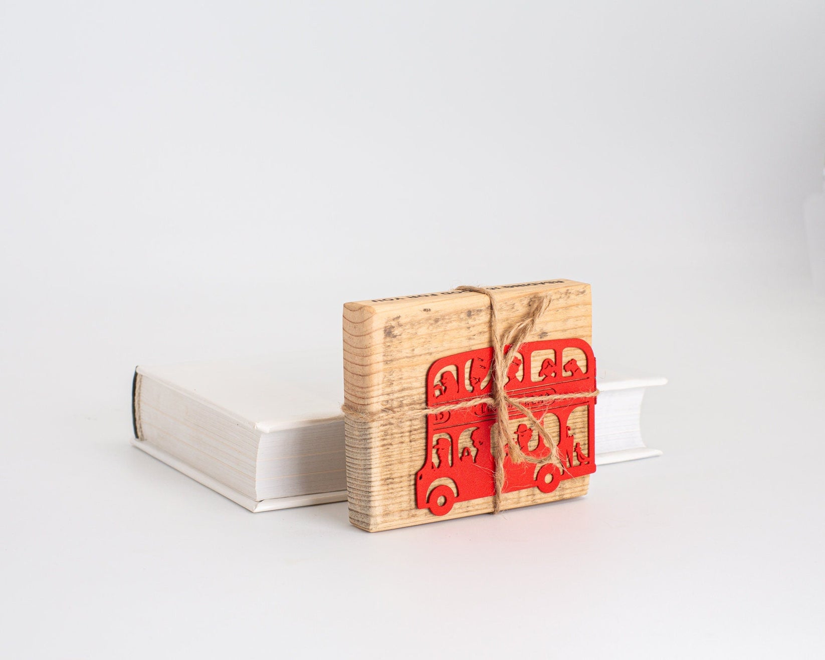 English Bus Bookmark - Small Bookish Gift for Avid Readers, Anglophiles, and English Party Favors - Atelier Article