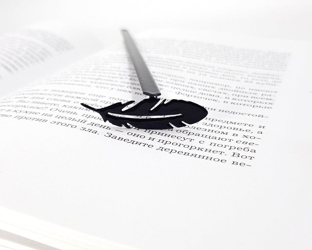 Bookmark "Feather". - Atelier Article