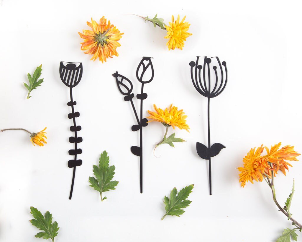 Field Flowers metal bookmark several bookmarks shown side by side