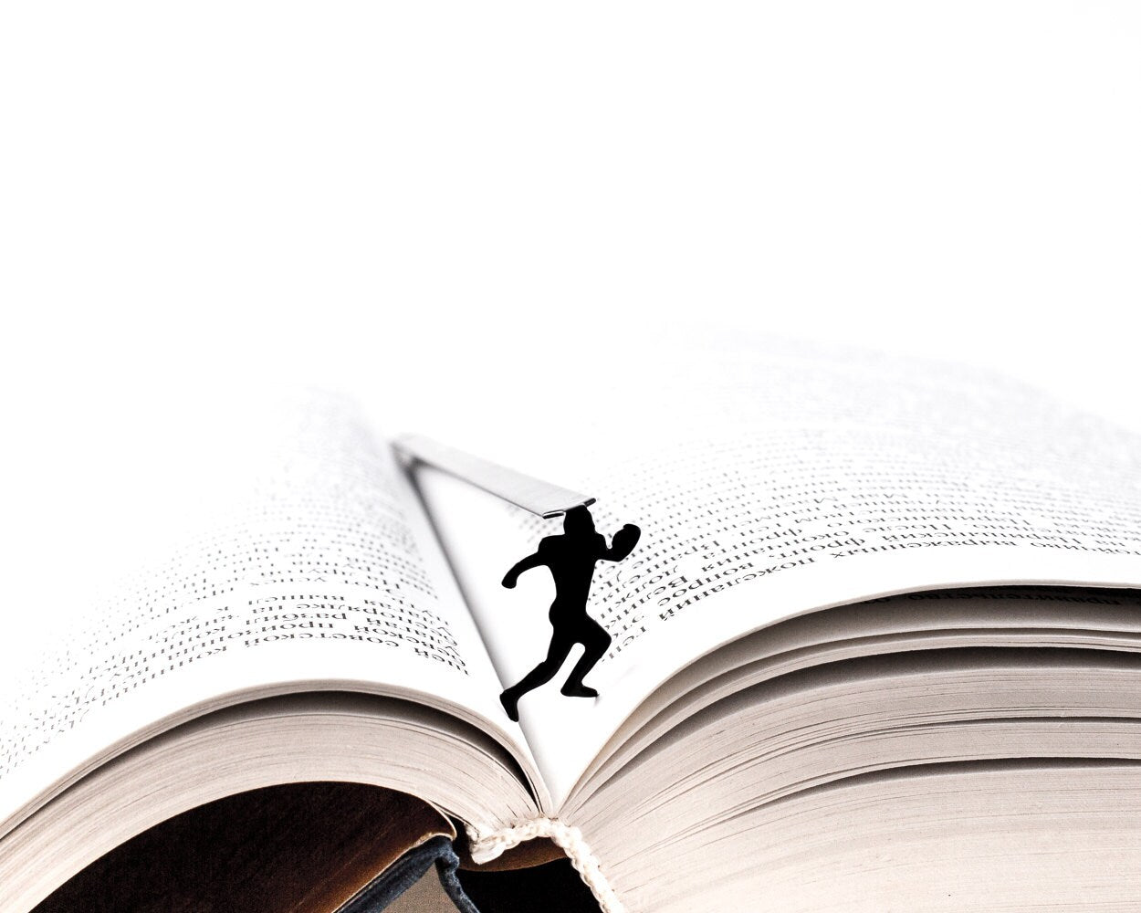 Football Player Bookmark - Small Bookish Gift for Football-Loving Avid Readers and Bookworms - Atelier Article