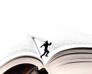 Football Player Bookmark - Small Bookish Gift for Football-Loving Avid Readers and Bookworms - Atelier Article