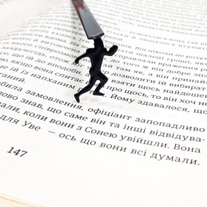Football Player Bookmark - Small Bookish Gift for Football-Loving Avid Readers and Bookworms - Atelier Article