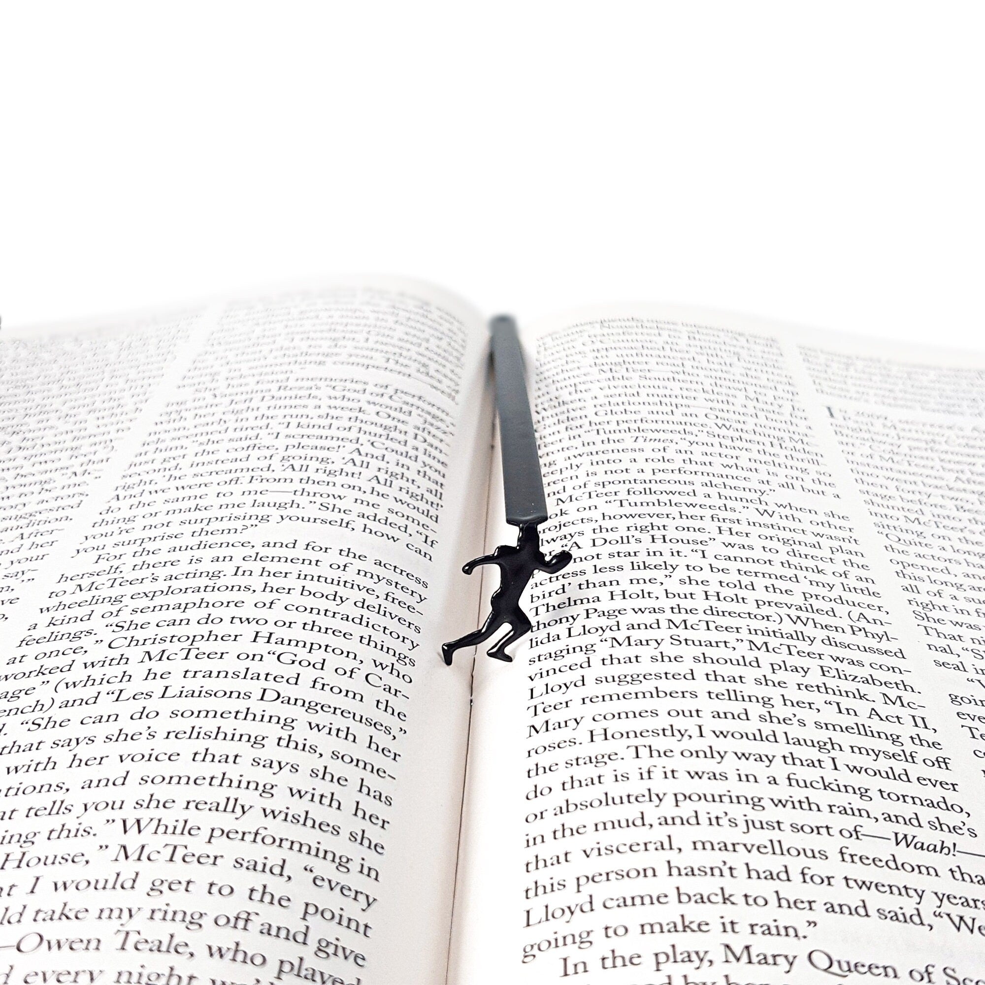 Football Player Bookmark - Small Bookish Gift for Football-Loving Avid Readers and Bookworms - Atelier Article