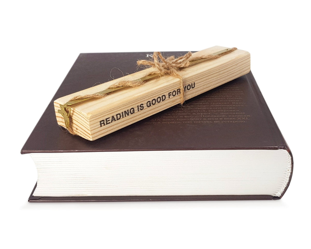 God of Death Anubis metal bookmark packed with kraft paper and twine as a gift