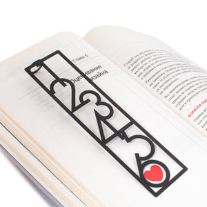 Bookmark "Numbers Bauhaus Style". - Atelier Article