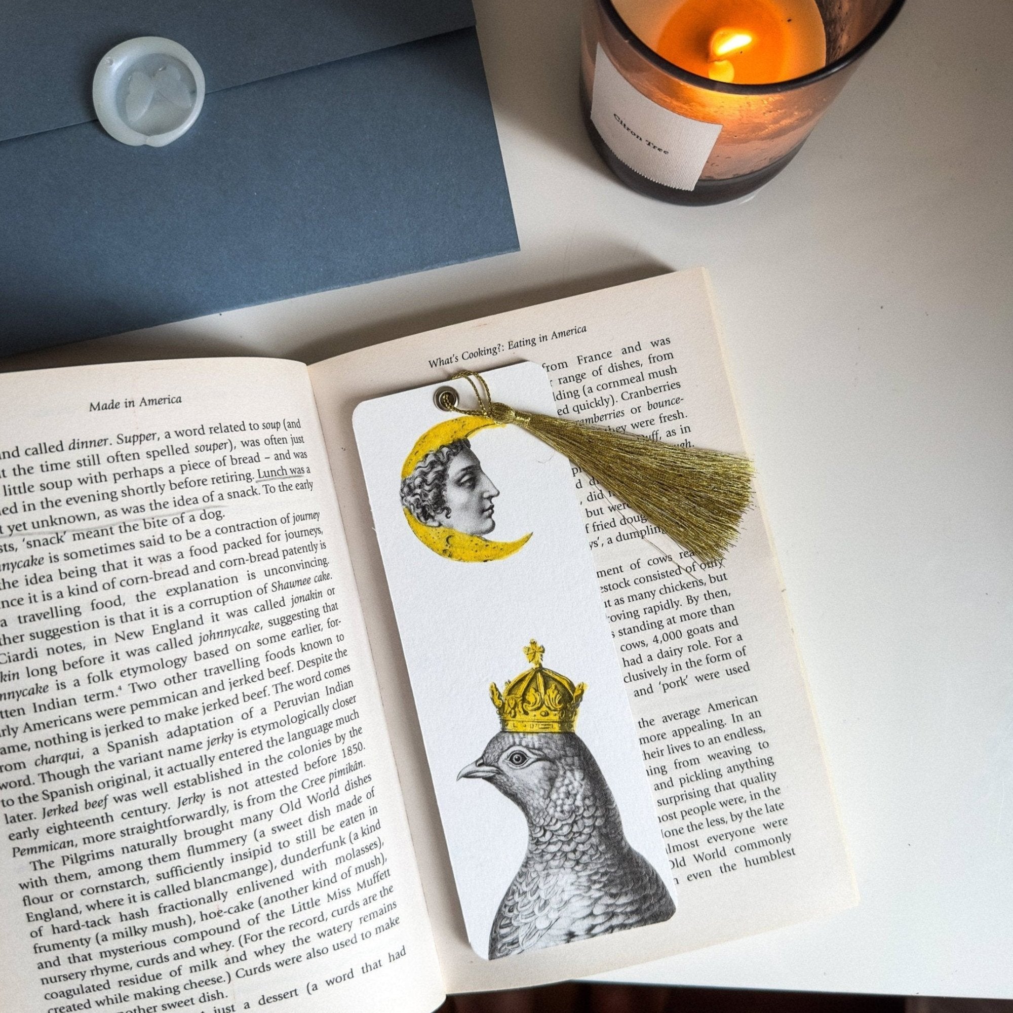 Bookmark "Pigeon Queen and The Moon". - Atelier Article