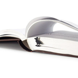 Black Metal Bookmark "Raven in High Hat". - Atelier Article