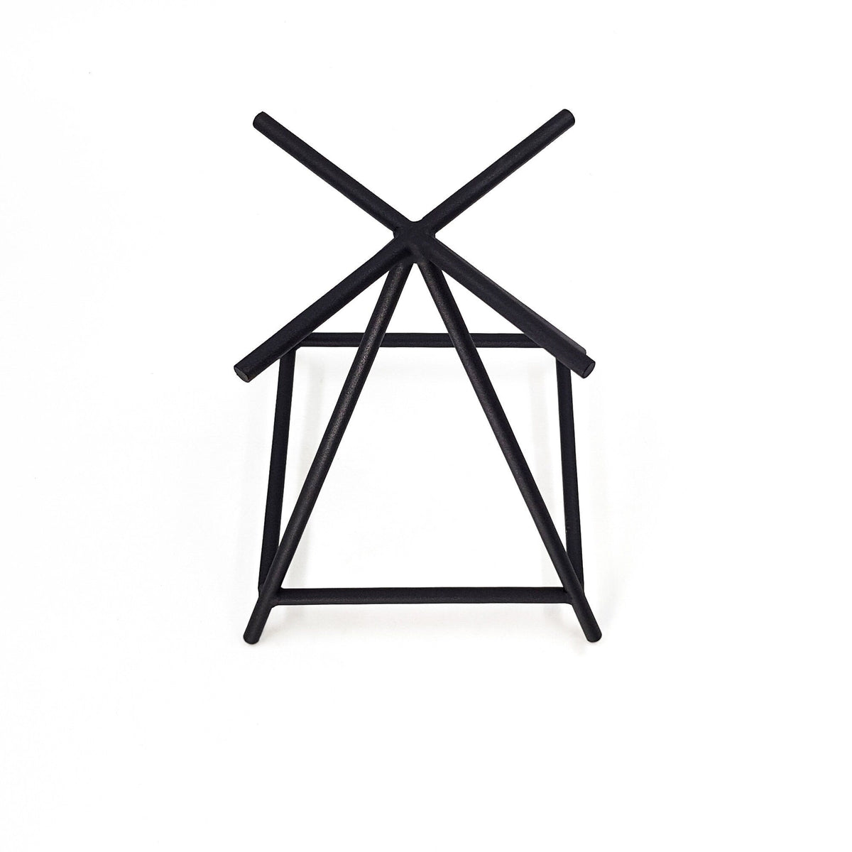 Classical Modern and Simple Firepit Log Holder Heavy Metal Accessory for Cozy Fire Camps - Atelier Article