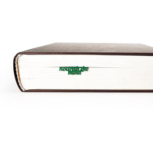 Cucumber Bookmark – Green Metal Page Marker with “Nourish the Mind” Inscription - Atelier Article
